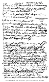 Page of Rev. Timothy Johnes' Sermon Notes